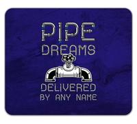 Shopagift Personalised Pipe Dreams Delivered by Any Name Mouse Mat Pad 24cm x 19cm