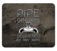 Shopagift Personalised Pipe Dreams Delivered by Any Name Mouse Mat Pad 24cm x 19cm