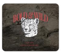 Shopagift Personalised Stay Strong Bold & Wild Cheetah Mouse Mat Pad 24cm x 19cm