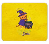 Shopagift Personalised Stirring the Cauldron of Sass Witch Mouse Mat Pad 24cm x 19cm