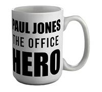 Shopagift Personalised The Office Hero Secret Santa Funny White 15oz Large Mug Cup