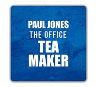 Shopagift Personalised The Office Tea Maker Secret Santa Funny Coaster - 9cm x 9cm