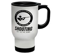 Shopagift Personalised The Power of A Champion Shooting Sports Travel Mug Gift Cup