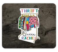 Shopagift Personalised Thrift Queen Bargain Discount Mouse Mat Pad 24cm x 19cm