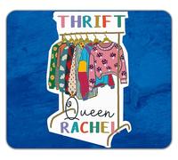 Shopagift Personalised Thrift Queen Bargain Discount Mouse Mat Pad 24cm x 19cm