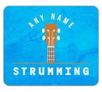 Shopagift Personalised Ukulele Musician Strumming Since Mouse Mat Pad 24cm x 19cm