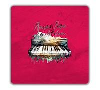 Shopagift Piano 2 Pack Coasters is an Artform Music Melody Song Gift - 9cm x 9cm