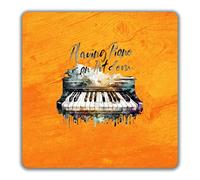 Shopagift Piano 2 Pack Coasters is an Artform Music Melody Song Gift - 9cm x 9cm