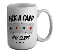 Shopagift Pick A Card Any Card Playing Card White 15oz Large Mug Cup