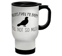Shopagift Pigeons Make Me Happy, You Not So Much Travel Mug Cup