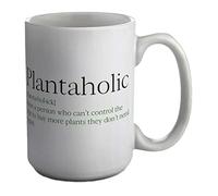 Shopagift Plantaholic Definition Gardening Gardner Plant White 15oz Large Mug Gift Cup