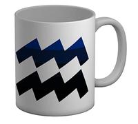Shopagift Pocket Design Zodiac Aquarius White 11oz Large Mug Gift Cup