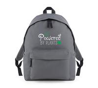 Shopagift Powered by Plants Vegan Plant Diet Backpack Rucksack 18 Litres Capacity - 42cm x 31cm x 21cm