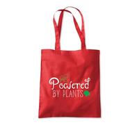 Shopagift Powered by Plants Vegan Plant Diet Tote Shopping Beach Bag 10 Litres Capacity - 42cm x 38cm