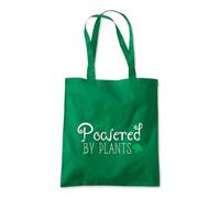 Shopagift Powered by Plants Vegan Plant Diet Tote Shopping Beach Bag 10 Litres Capacity - 42cm x 38cm