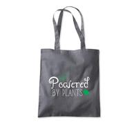 Shopagift Powered by Plants Vegan Plant Diet Tote Shopping Beach Bag 10 Litres Capacity - 42cm x 38cm