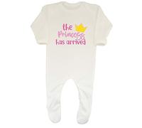 Shopagift Princess Has Arrived Baby Grow Romper Suit Pink New Born Crown Boys Girls Gift