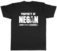 Shopagift Property of Negan Mens T-Shirt Tee Black
