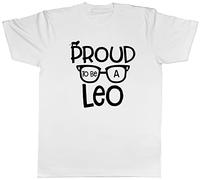 Shopagift Proud to be a Leo T-Shirt Gift White