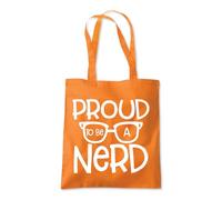 Shopagift Proud to be a Nerd G unny Tote Shopping Beach Bag 10 Litres Capacity - 42cm x 38cm