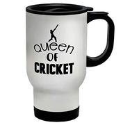 Shopagift Queen of Cricket Travel Mug Cup