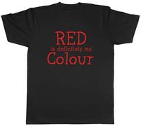 Shopagift Red is Definitely My Colour Mens T-Shirt Love Everything Red Tee