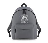 Shopagift Ride Like a Pro Peddle Like a Beast Cycling Backpack Rucksack 18 Litres Capacity - 42cm x 31cm x 21cm