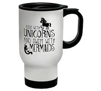 Shopagift Ride with Unicorns and Swim with Mermaids Travel Mug Cup