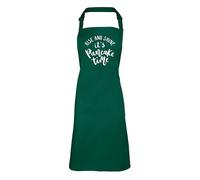 Shopagift Rise and Shine It's Pancake Time Funny Joke Adults Apron for Cooking Chef DIY Kitchen - Green