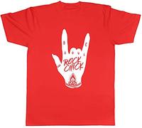 Shopagift Rock Chick Hand Sign T-Shirt Red