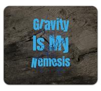 Shopagift Rock Climbing Mouse Mat Pad Gravity is my Nemesis Funny Climber 24cm x 19cm