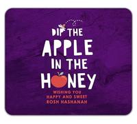 Shopagift Rosh Hashanah Dip the Apple in Honey Mouse Mat Pad 24cm x 19cm
