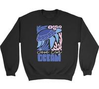 Shopagift Save our Ocean Sea Turtle Sea Creatures Kids Sweatshirt Jumper Boys Girls
