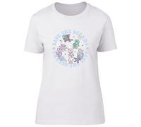 Shopagift Save Our Oceans Fish Jellyfish Turtles Sea Life Womens T-Shirt Ladies Tee White