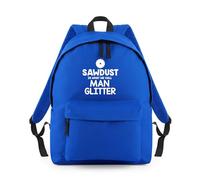 Shopagift Sawdust is What We Call Man Glitter DIY Backpack Rucksack 18 Litres Capacity - 42cm x 31cm x 21cm