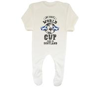 Shopagift Scotland Football My First World Cup Baby Romper Boys Girls