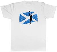 Shopagift Scotland Netball T-Shirt White
