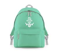 Shopagift Sell Your Bitcoin Here Funny Crypto Backpack Rucksack 18 Litres Capacity - 42cm x 31cm x 21cm