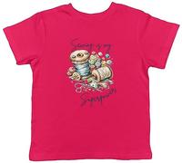 Shopagift Sewing is My Superpower Kids T-Shirt Tailor Quilter Funny Childrens Tee Gift Pink