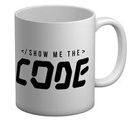 Shopagift Show Me The Code White 11oz Large Mug Cup