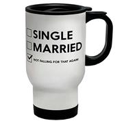 Shopagift Single, Married, Not Falling for That Again Travel Mug Cup