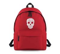 Shopagift Skull Head Pocket Halloween Scary Skeleton Backpack Rucksack 18 Litres Capacity - 42cm x 31cm x 21cm