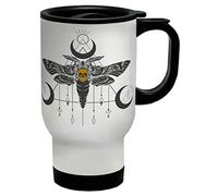 Shopagift Skull Moth Travel Mug Cup