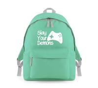 Shopagift Slay Your Demons Backpack Rucksack 18 Litres Capacity - 42cm x 31cm x 21cm