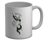 Shopagift Snake Lover Mug Reptile Vibes White 11oz Large Ceramic Cup
