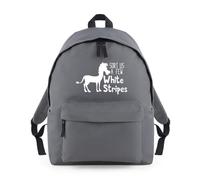Shopagift Sort Us a Few White Stripes Backpack Rucksack 18 Litres Capacity - 42cm x 31cm x 21cm