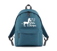 Shopagift Sort Us a Few White Stripes Backpack Rucksack 18 Litres Capacity - 42cm x 31cm x 21cm