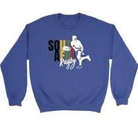 Shopagift South Africa Rugby Kids Sweatshirt Supporters Fans World Cup Jumper Boys Girls Blue