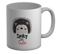 Shopagift Spikey But Cute Adorable Hedgehog Wildlife Mug White 11oz Large Ceramic Cup