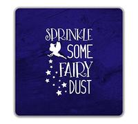 Shopagift Sprinkle Some Fairy Dust 2 Pack Coasters - 9cm x 9cm